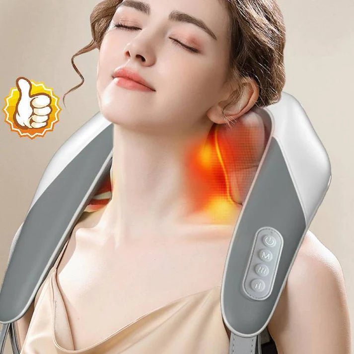 3D Kneading Massage Pillow – Neck, Back & Shoulder Relaxation