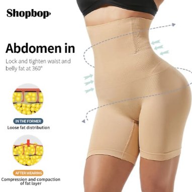 High Waist Slimming Lower Body Shaper – Seamless Invisible Tummy Control