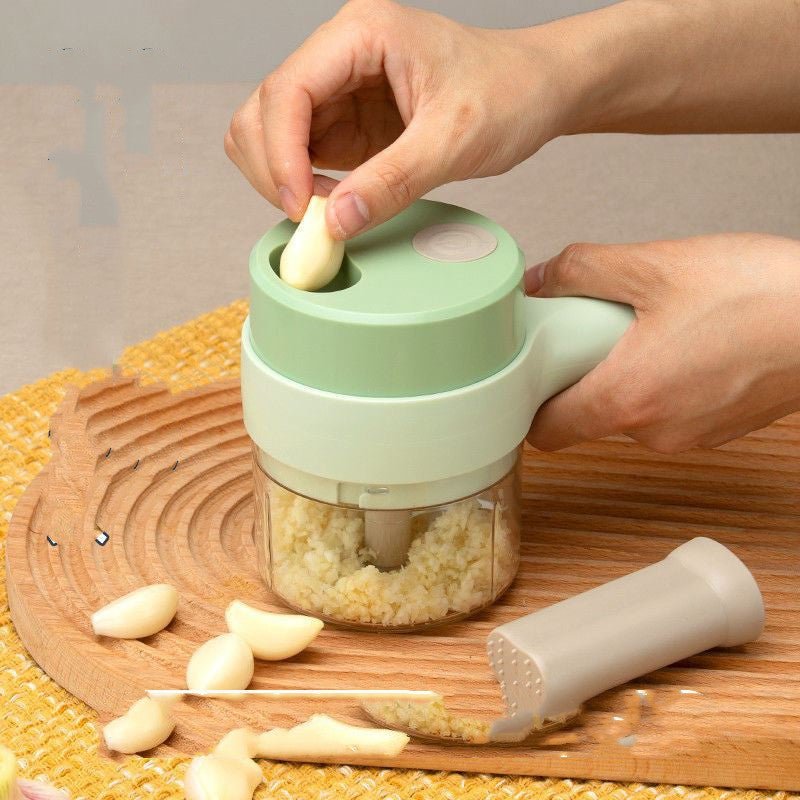 Wireless Electric Garlic Masher – Mini Portable Food Chopper