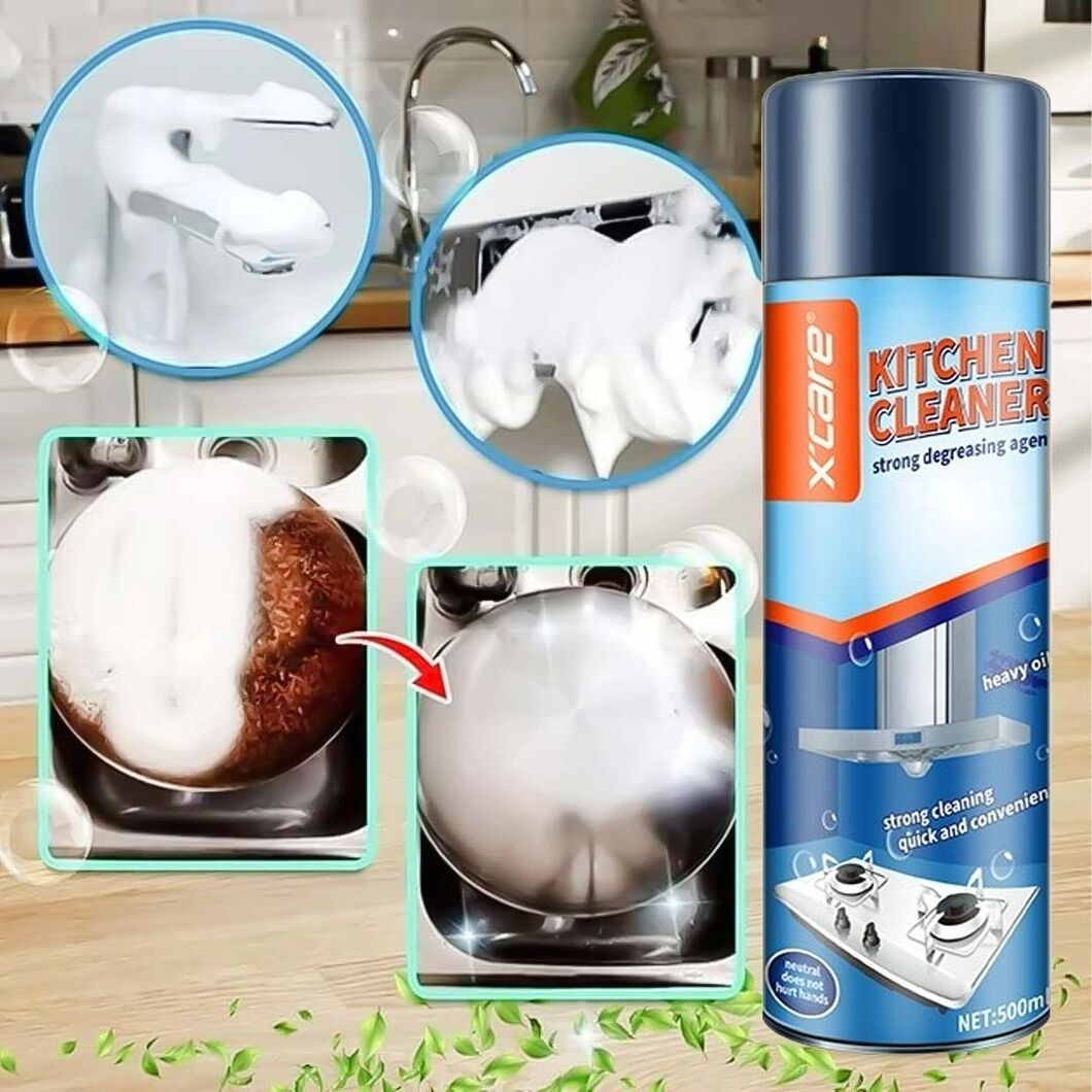 Kitchen Cleaner Spray – Fast-Acting Grease & Stain Remover