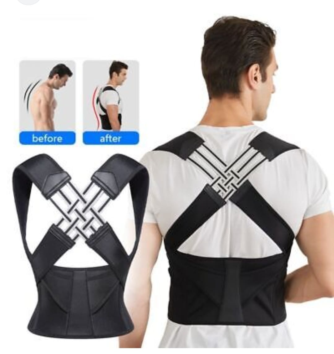 Posture Corrector – Sports Safety Shaper with Adjustable Straps