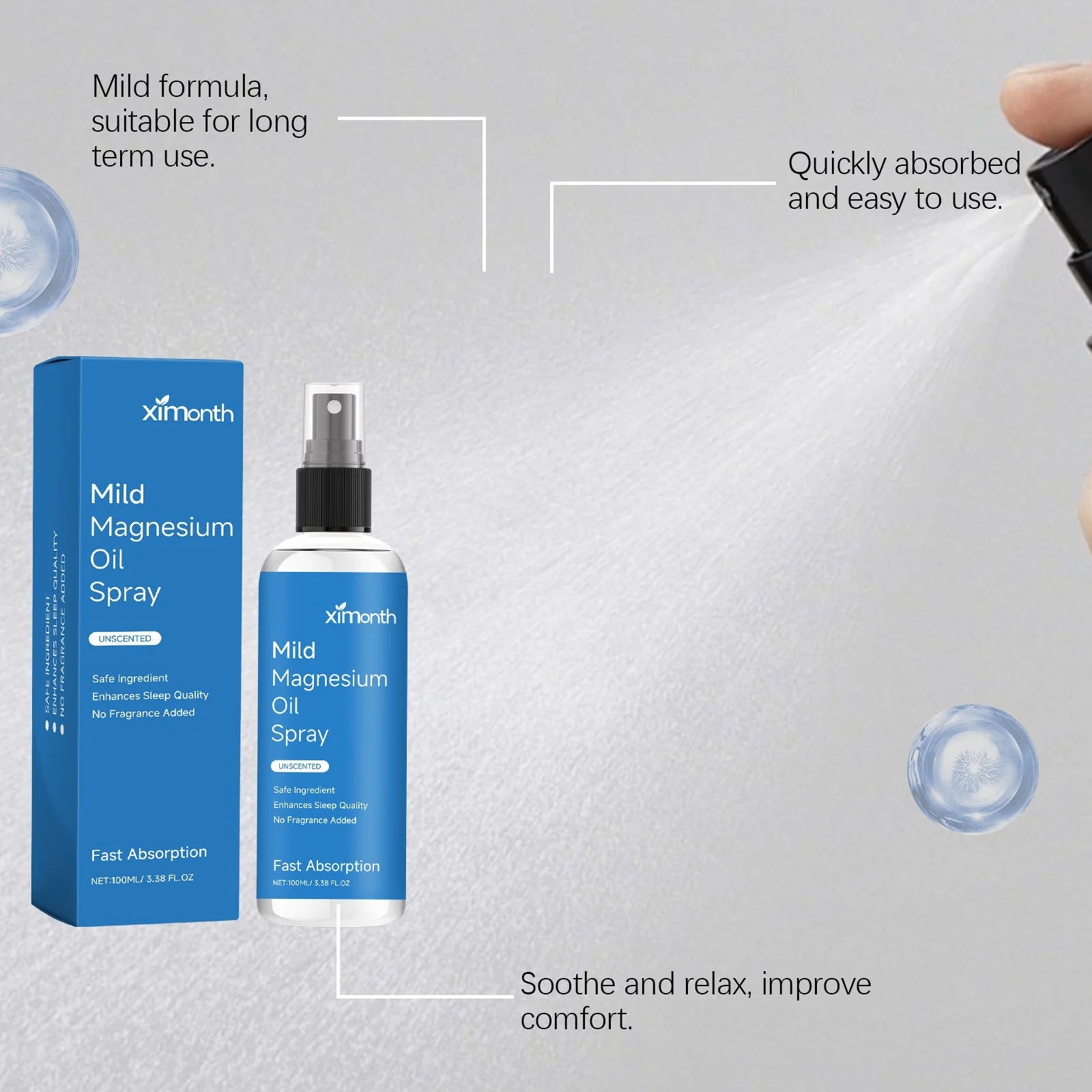 Night Care – Relieve Discomfort Sleep Essential Oil Spray